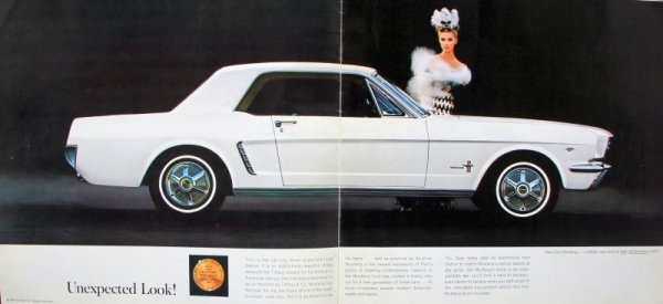 Ford Mustang Modelprogram 1964 Carbrochure (8601)